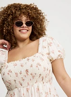Smocked Babydoll Top