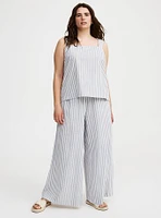 Beach Linen Crop Tank Top