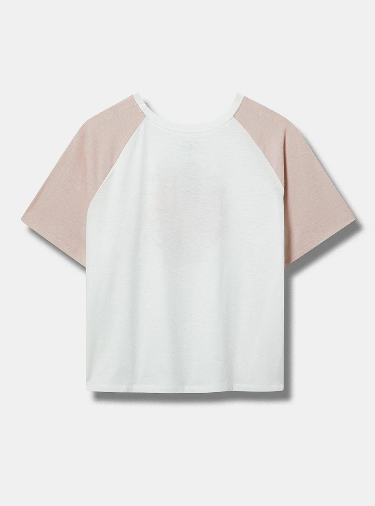 Strawberry Shortcake x My Melody Cotton Crop Raglan Tee
