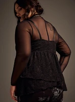 Nightfall Lace Babydoll Cami