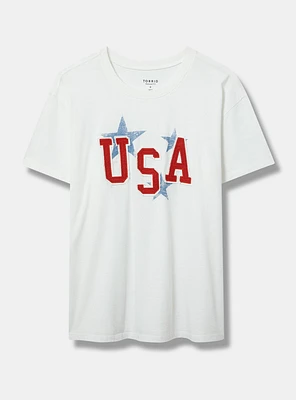 USA Relaxed Heritage Jersey Crew Tee