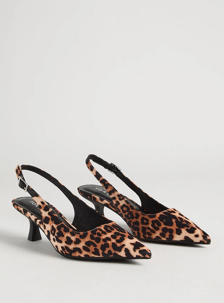 Slingback Kitten Heel (M