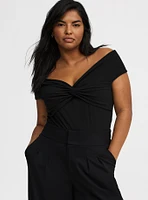Off-Shoulder Twist Top
