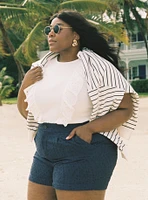 Belle Isle Eyelet Ruffle Tank