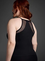 Nightfall Foxy High-Neck Crop Tank