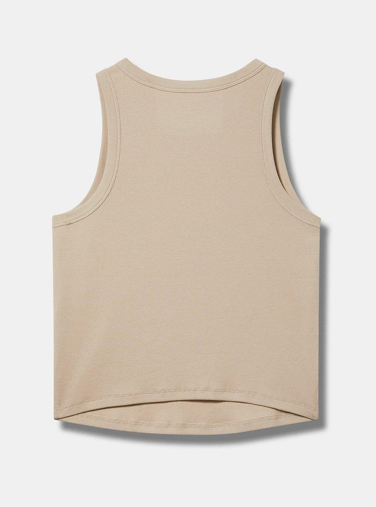 Sweet Summertime Ribbed Crop Tank