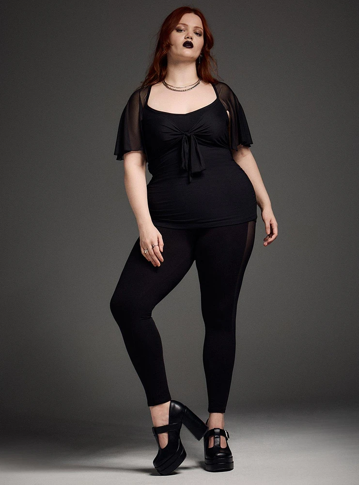Nightfall Mesh Sweetheart Top