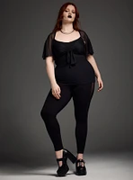 Nightfall Mesh Sweetheart Top