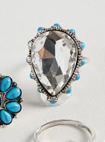 Turquoise Ring Set