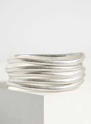 Wavy Bangle Set