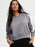 Cropped Raglan Sweatshirt