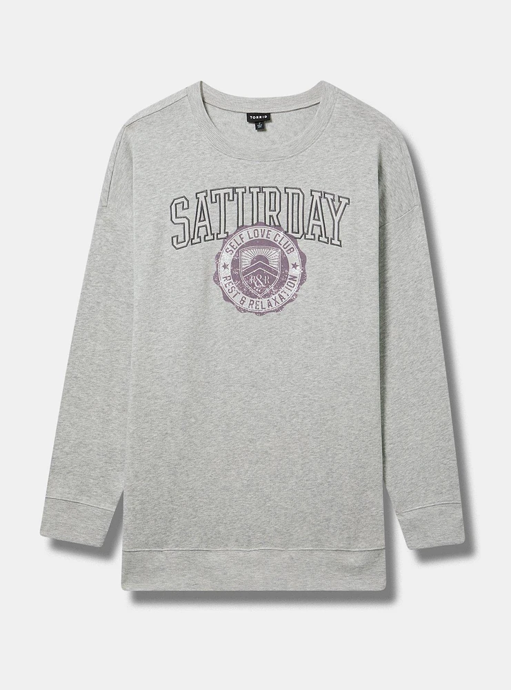 Saturday Cozy Fleece Sweatshirt