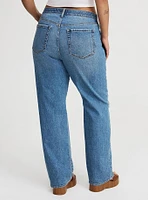 Baggy High-Rise Straight Jean