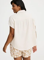 Dolman Cotton Gauze Shirt