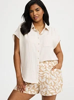 Dolman Cotton Gauze Shirt