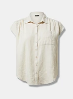 Dolman Cotton Gauze Shirt