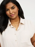 Dolman Cotton Gauze Shirt