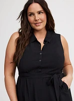 Collared Midi Shirt Dress