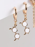 Shell Linear Earring Set