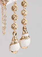 Shell Linear Earring Set