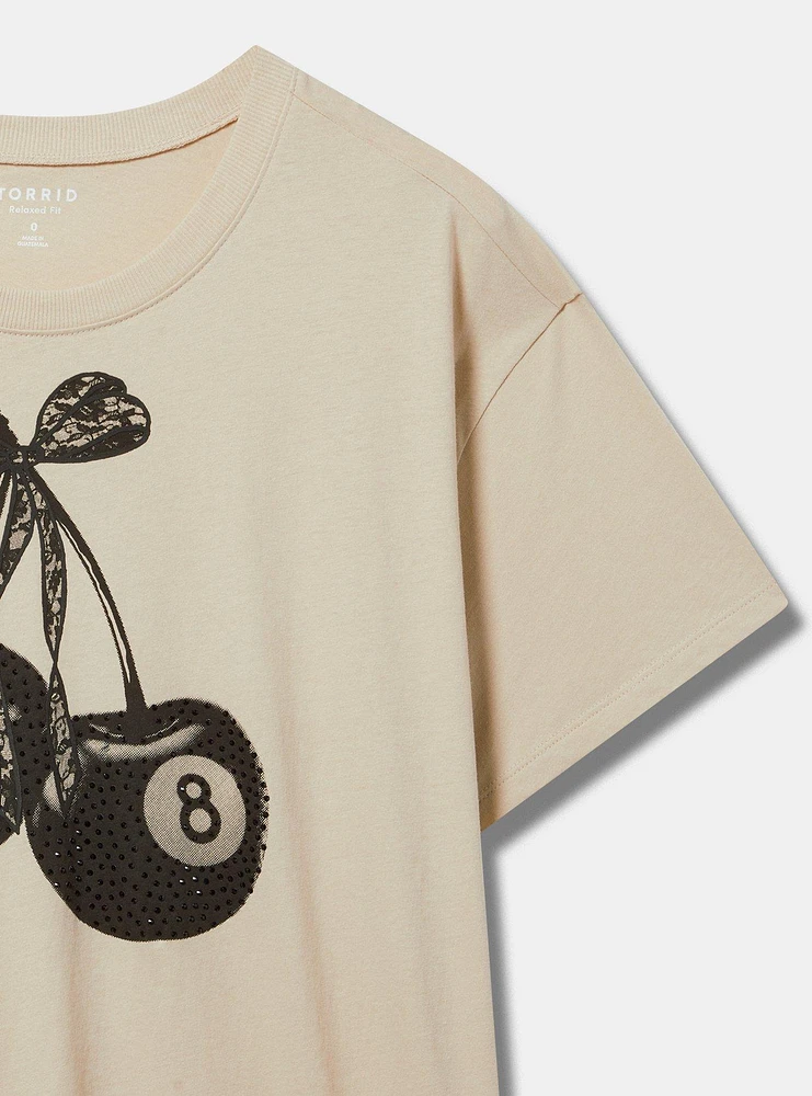 Cherry 8 Ball Relaxed Tee