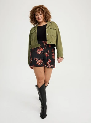 Pull-On High-Rise Short