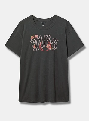 Vibe Floral Relaxed Tee