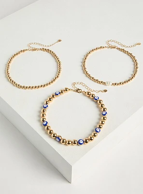 Beaded Anklet Set