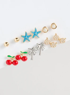 Beach Life Stud Earring Set