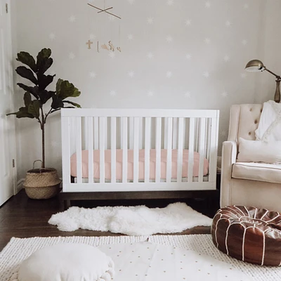 Drap lit de bébé en coton biologique If Only Home