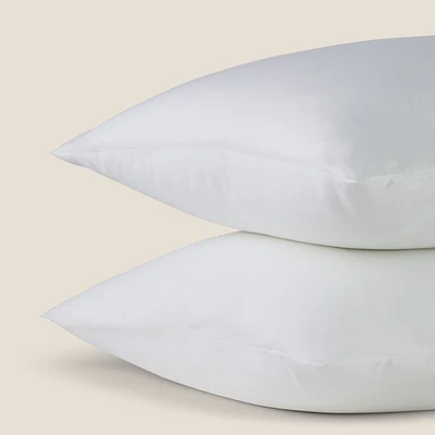 Paire de taies d'oreiller en lin Silk & Snow