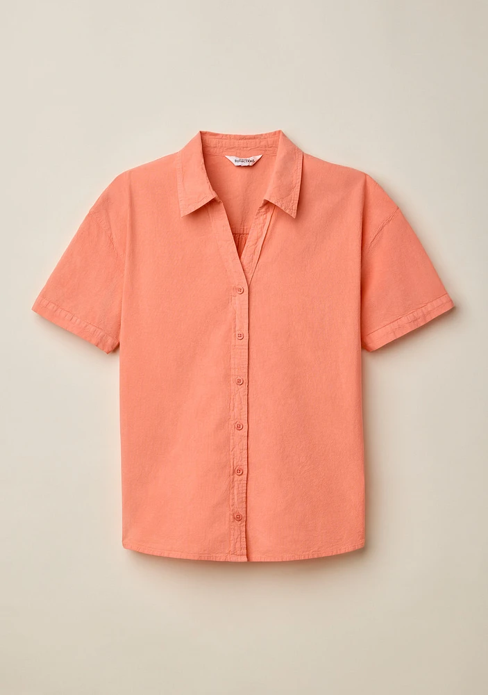 Garment-Dyed Cotton Shirt
