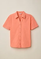 Garment-Dyed Cotton Shirt