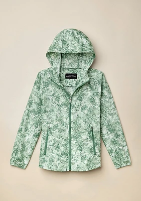 Printed Packable Windbreaker Jacket