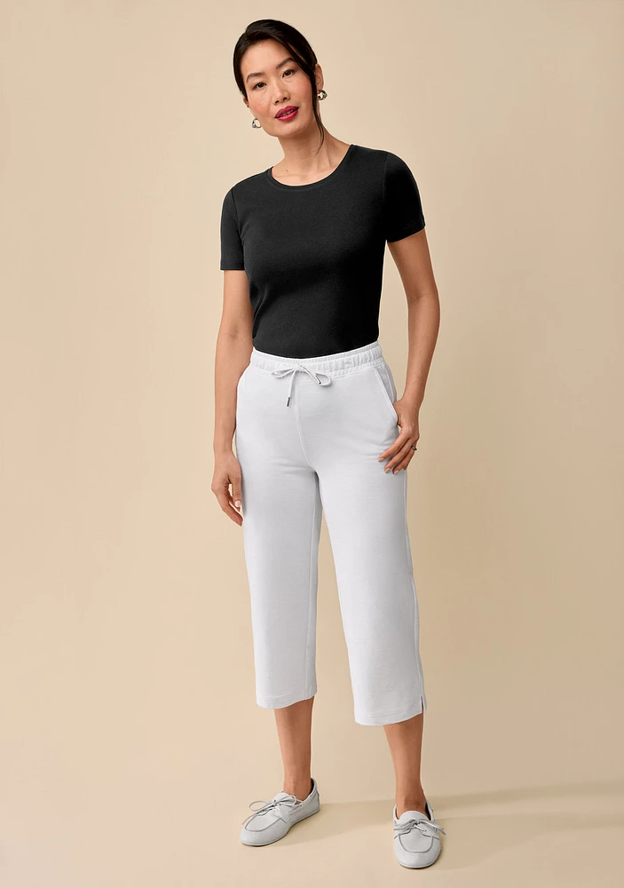 Slub French Terry Capri