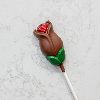 Sucre bec rose en chocolat au lait [86347]