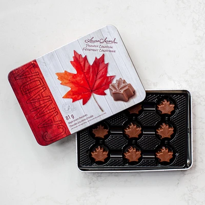 Chocolats crème à l'érable 81 g - Boîte métallique [86901]