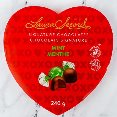 Boîte coeur Signature - Menthe 240 g [86536]