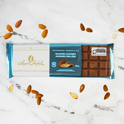 Barre chocolat au lait et amandes grillées 250 g [87227]