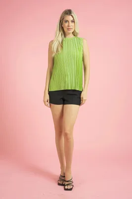 GLAM BLOUSE 3/4 LIME219676