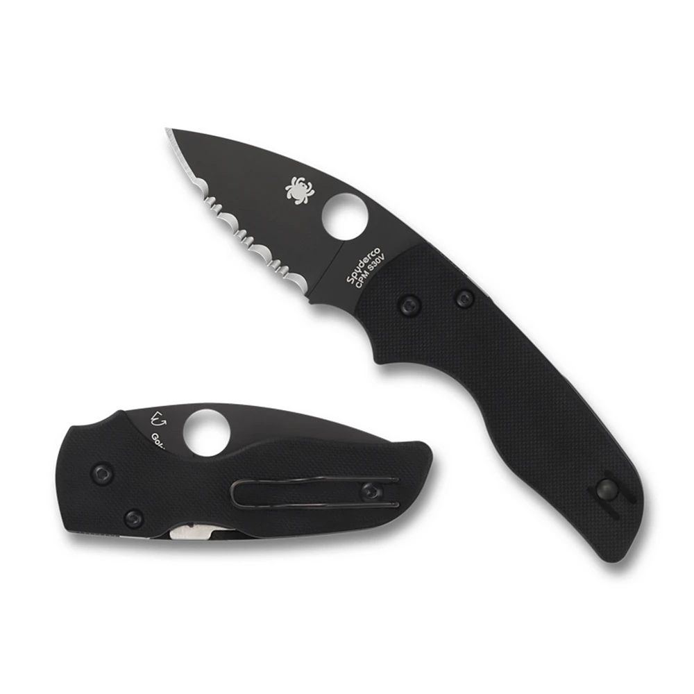 Spyderco Lil' Native Black Serrated (C230GSBBK)