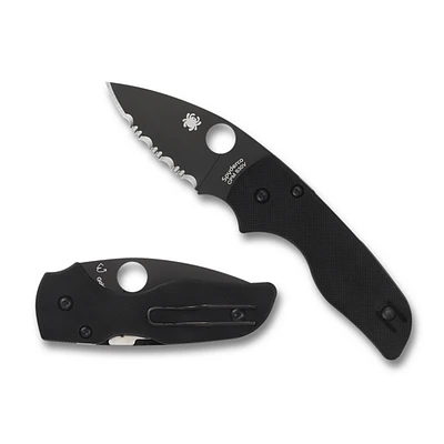 Spyderco Lil' Native Black Serrated (C230GSBBK)
