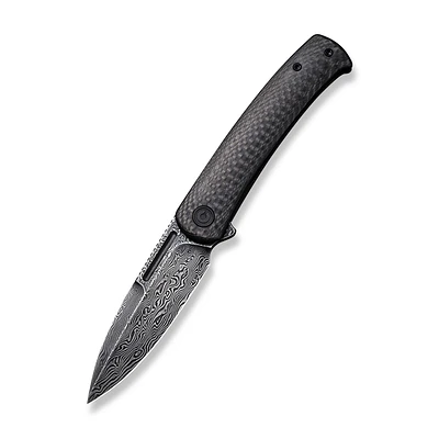 CIVIVI Cetos Twill Carbon Fiber Damascus Clad (C21025B-DS1)