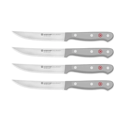 Wusthof Gourmet Grey Steak Knife Set 4Pc (1075660401)
