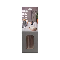 Smart Microfiber Dish Brush Stand Square Beech Stainless Steel (1342-10)