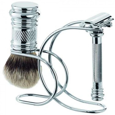 Merkur 38C Safety Razor Shaving Set - 3pc/Chrome (90 388 1001)