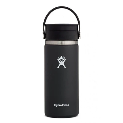 Hydro Flask Wide Mouth Flex-Sip Black 16oz (W16BCX001)