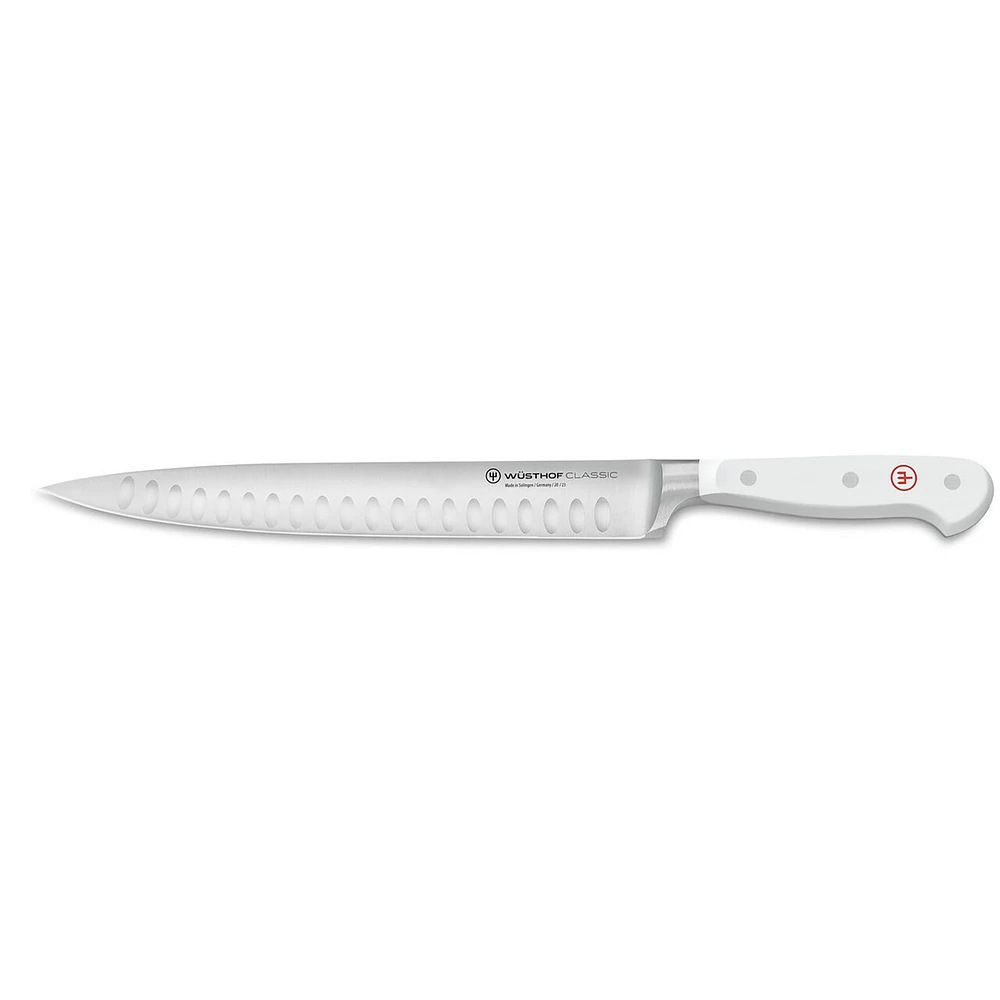 Wusthof Classic White 9" Carving Knife Hollow Ground Edge (1030200823)