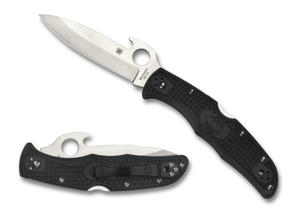Spyderco Endura 4 Gray FRN Emerson Opener (C10PGYW)