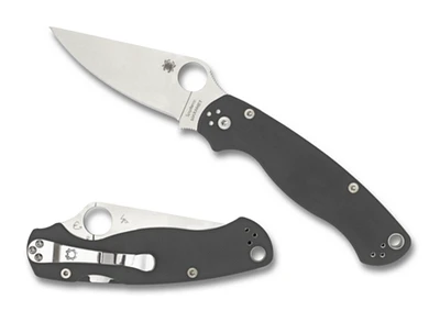Spyderco Para Military 2 Gray G10 Maxamet (C81GPDGY2)